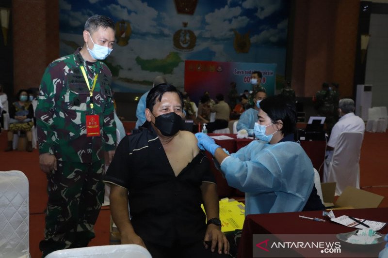 Mabes TNI gelar vaksinasi COVID-19 bagi purnawirawan dan keluarganya