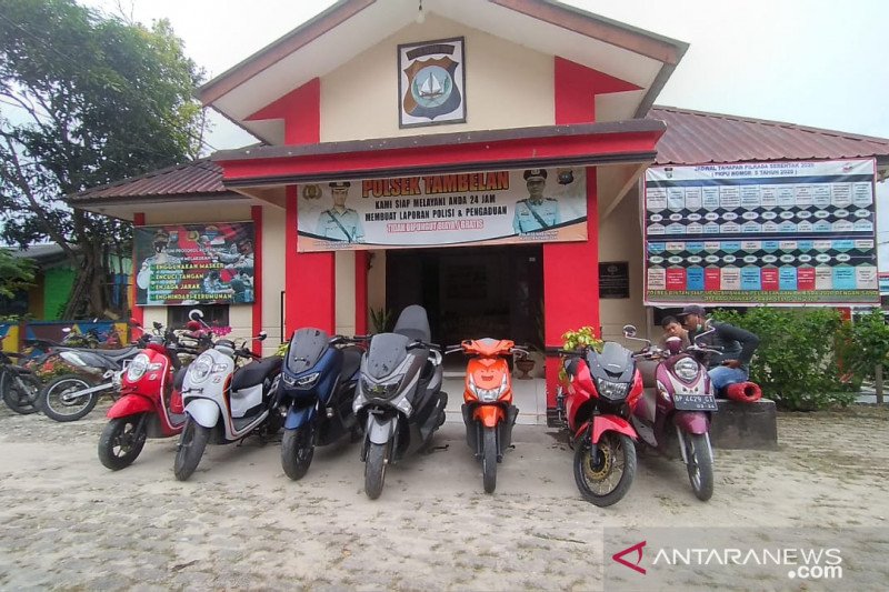 Polres Bintan amakan motor bodong di Tambelan