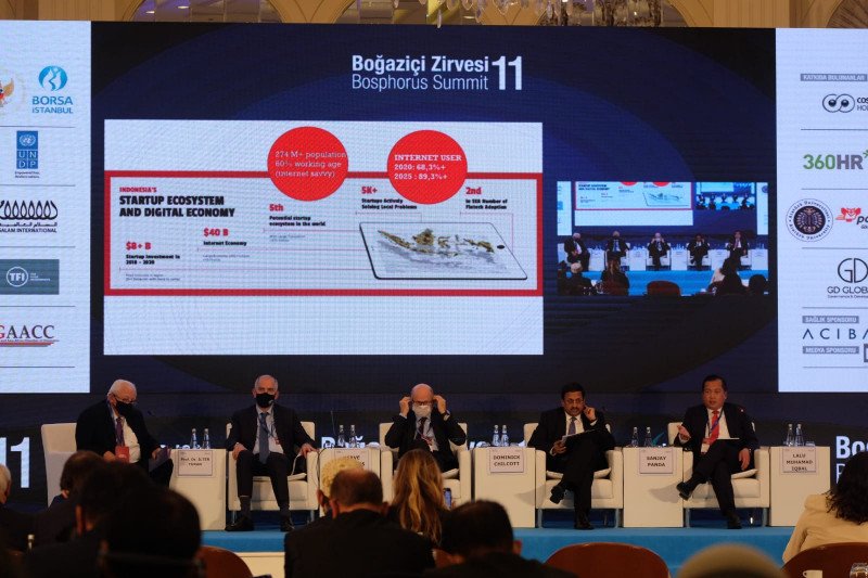 indonesia pushes digital economy at bosphorus summit antara news