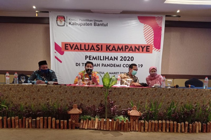 KPU Kabupaten Bantul Lakukan Evaluasi Pelaksanaan Kampanye Pilkada 2020 ...