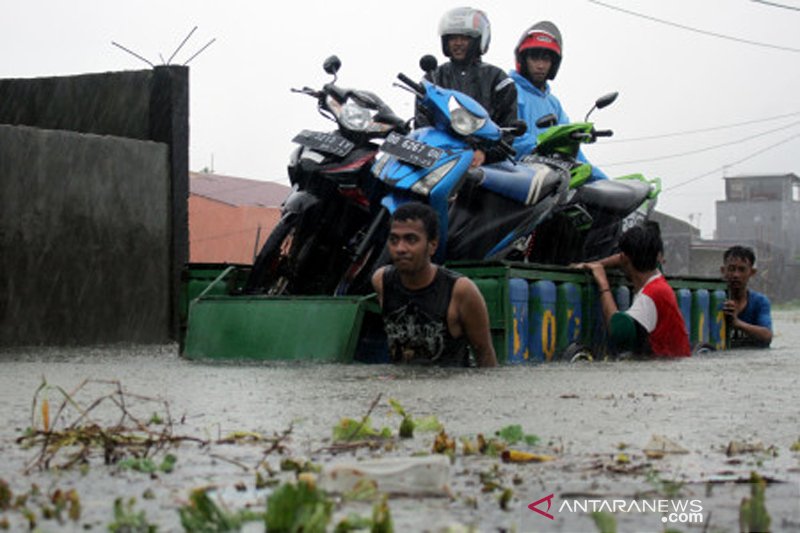 Banjir di  Makassar