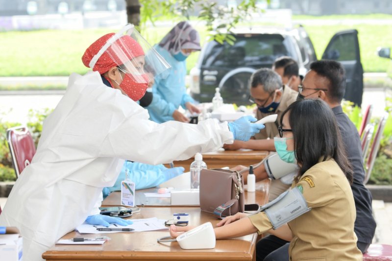 Gedung Sate mulai dipakai untuk sentra vaksinasi 5.000 ASN