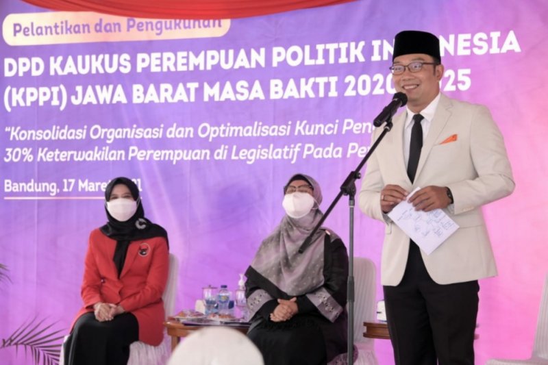 Gubernur Ridwan Kamil usul KPPI Jabar dirikan sekolah politik perempuan