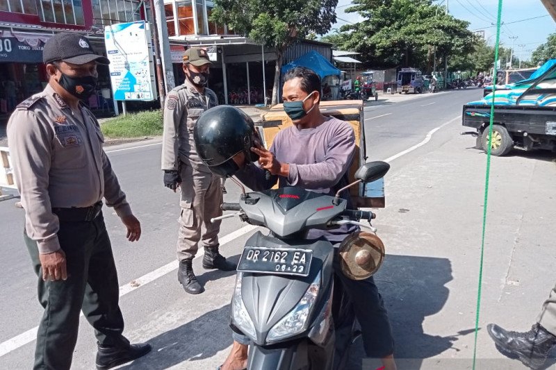 Satgas Ops Yustisi tindak tegas enam pelanggar prokes di KLU