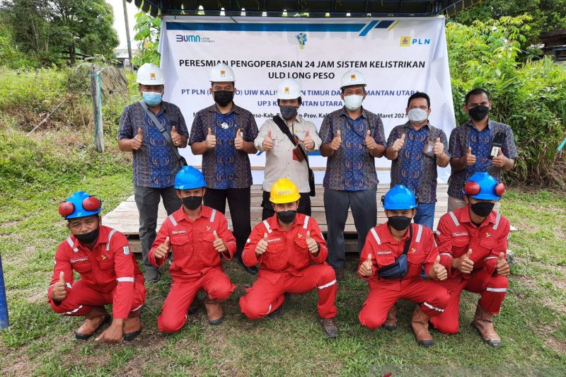 Warga Peso dapat menikmati pasokan listrik selama 24 jam dari PLN
