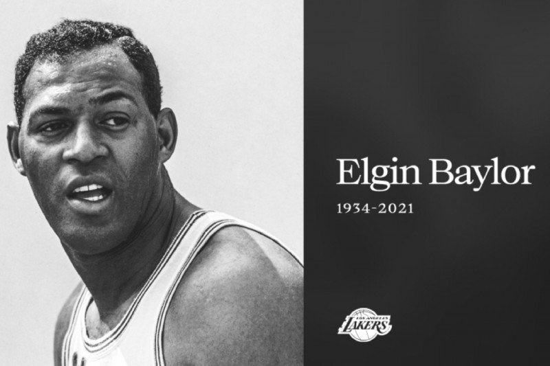 Legenda Lakers Elgin Baylor meninggal dunia