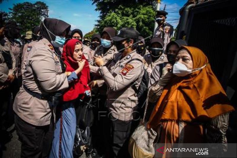 Aksi Pendukung Rizieq Shihab