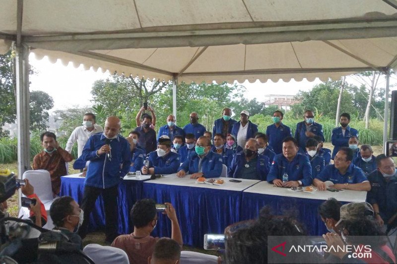 Demokrat sebut jumpa pers kubu Moeldoko di Hambalang bentuk frustrasi