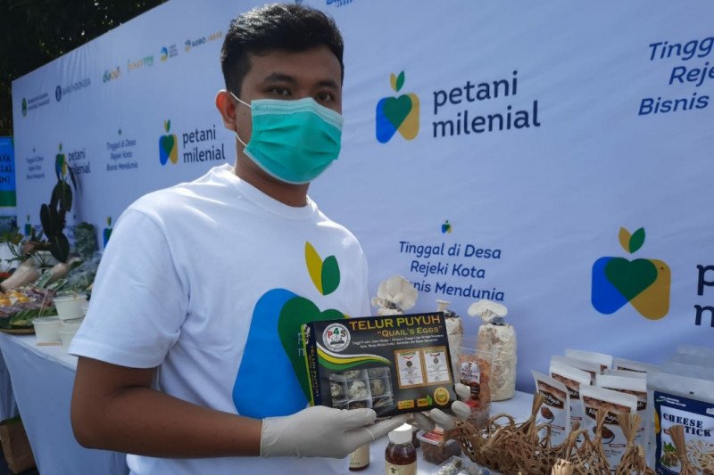 Tekad Brainy petani milenial kembangkan peternakan puyuh