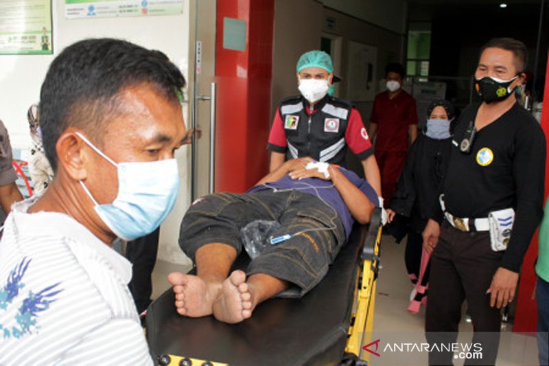 Korban ledakan bom di Makassar