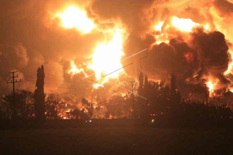 Polisi selidiki penyebab kebakaran kilang minyak Balongan
