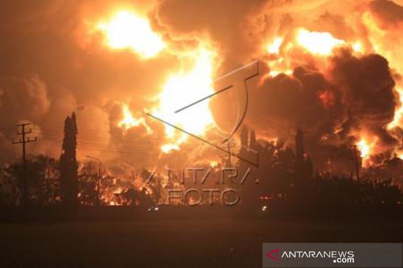 Kebakaran Kilang Pertamina Balongan