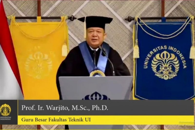 Prof Warjito dikukuhkan sebagai guru besar UI