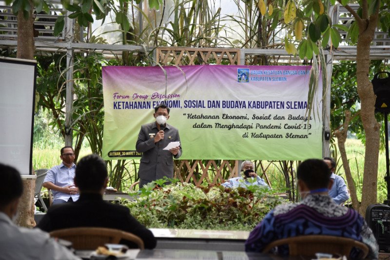 Sleman menggelar diskusi terfokus ekonomi sosial budaya di era pandemi