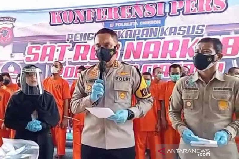 Polresta Cirebon tangkap 34 pengedar narkotika