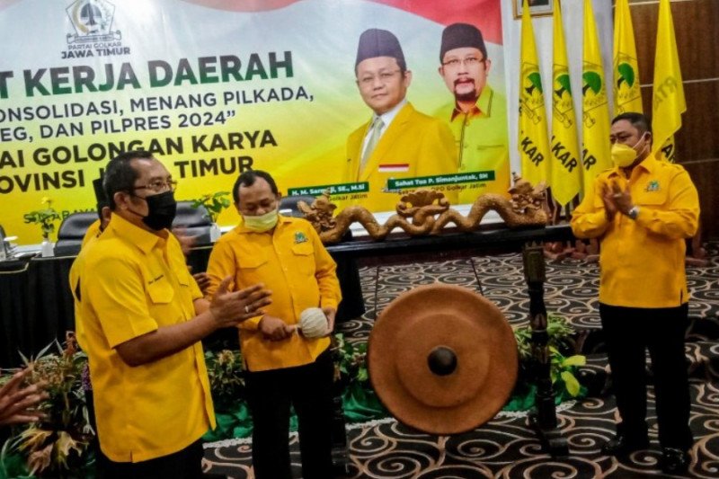 Partai Golkar targetkan 17 kursi di DPRD Jatim pada Pemilu 2024 - ANTARA