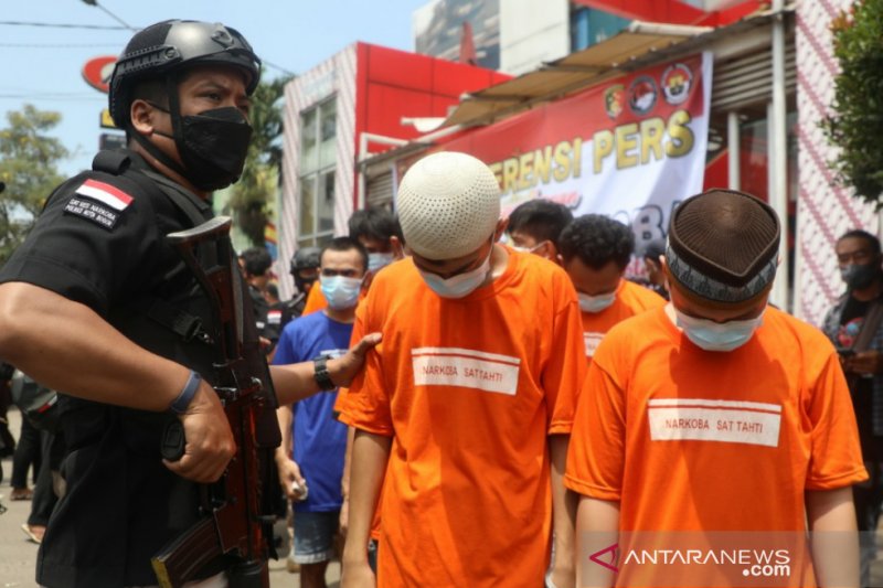 Polresta Bogor Kota bongkar 16 kasus narkoba