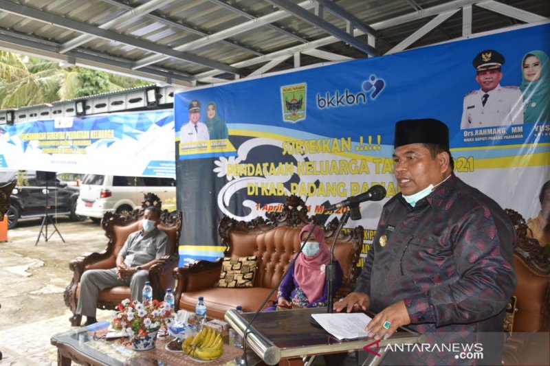 Ini tujuan pendataan keluarga hingga harus disukseskan masyarakat, menurut Bupati Padang Pariaman