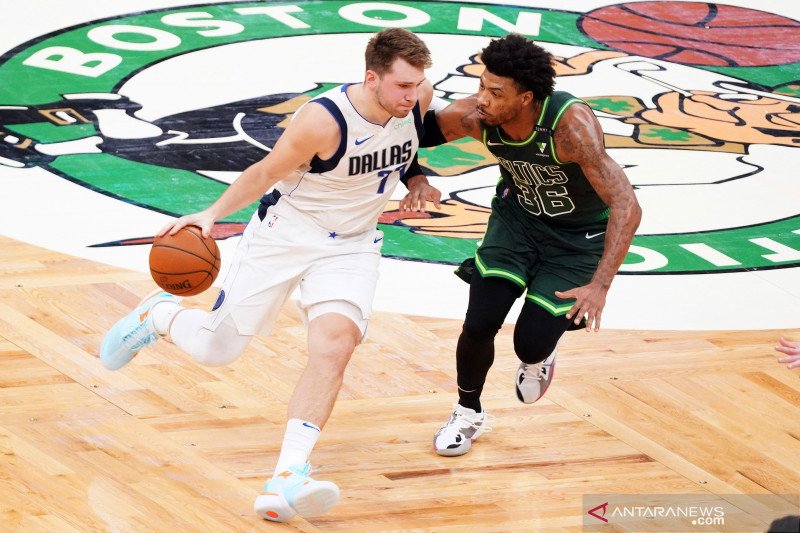 Doncic Antar Mavericks Raih Kemenangan Atas Celtics Antara News
