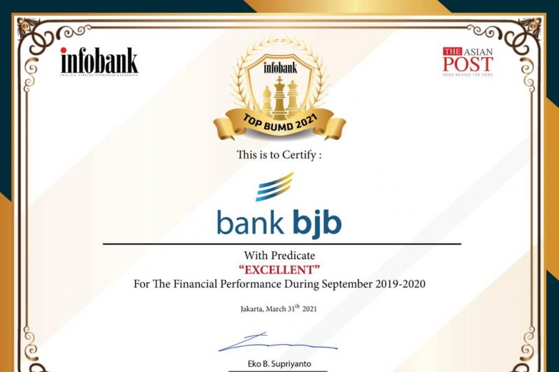 Bank BJB sabet penghargaan 