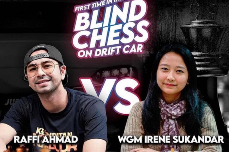Duel Irene Sukandar vs Raffi Ahmad catatkan rekor MURI dalam catur drift car