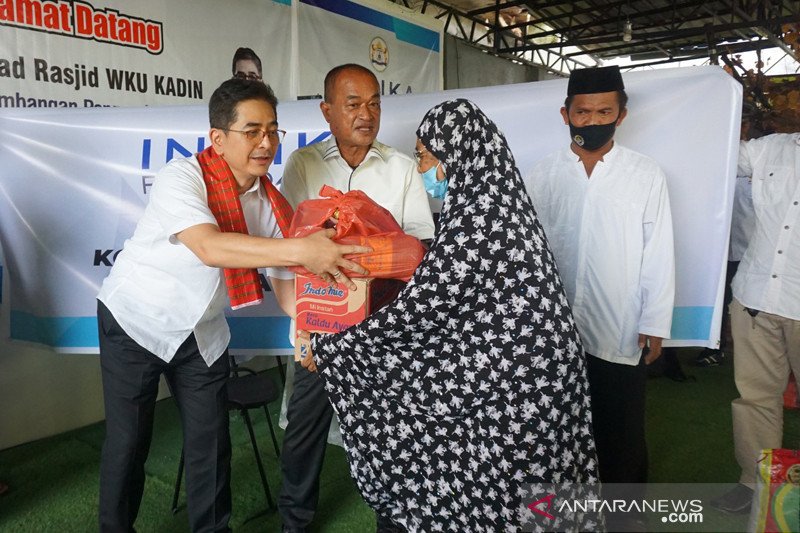 Waketum Kadin serahkan bantuan kepada penyintas gempa bumi di Mamuju