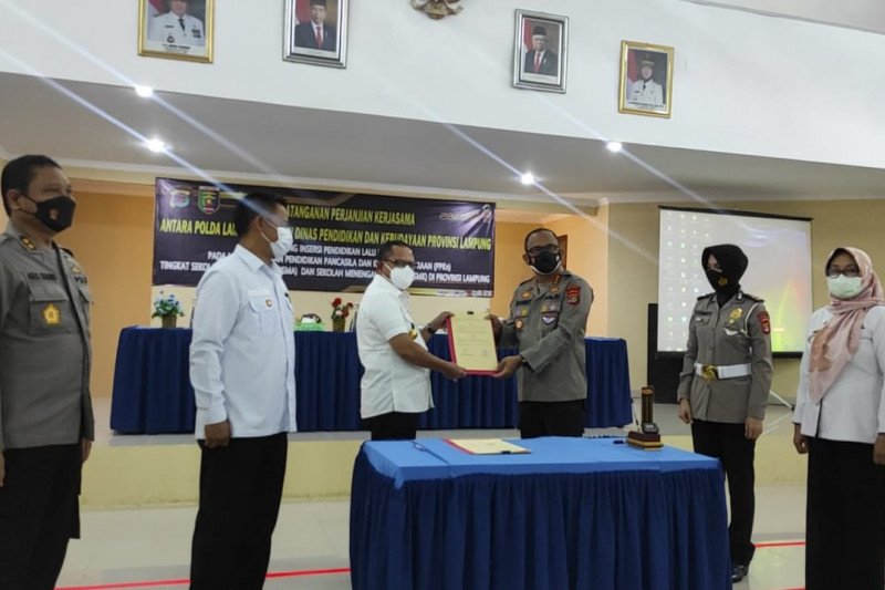 Pendidikan Lalu Lintas masuk pada mata pelajaran PPKn SMA/SMK Provinsi Lampung