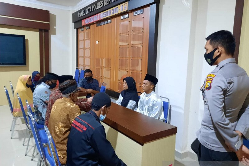 Tertangkap sebelum menikah, pria di Selatpanjang ini terpaksa ijab kabul di kantor polisi