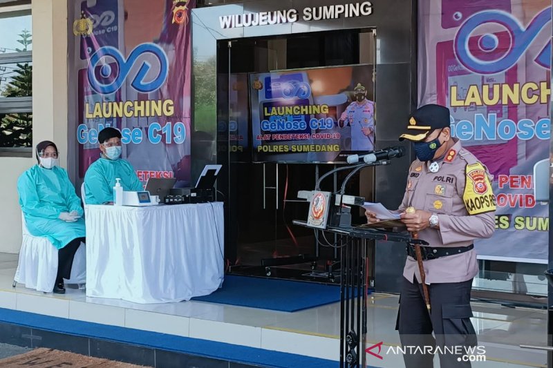 Polres Sumedang siapkan GeNose saat operasi penyekatan mobilisasi warga