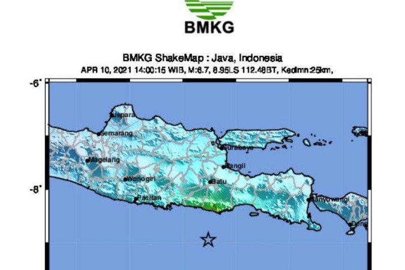 Gempa bumi Malang dirasakan warga Bantul DIY