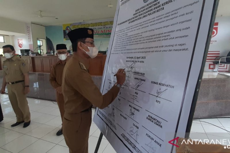 Stunting di limapuluh kota harus jadi masalah dan isu strategis, karena angka prevalensi sudah mencapai 40,1 persen