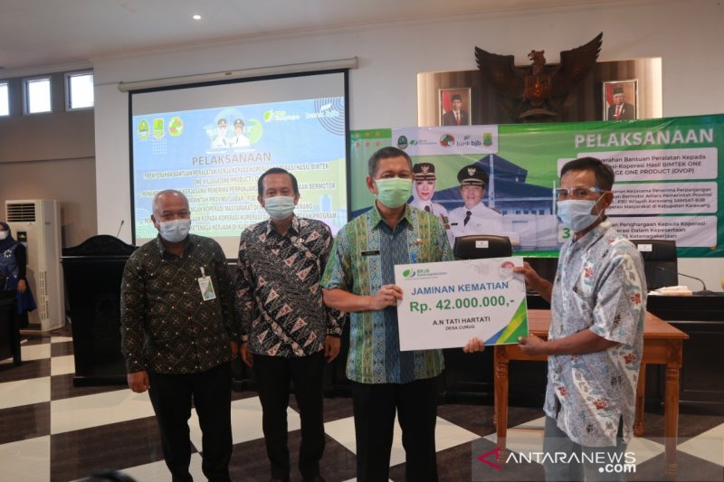 BP JAMSOSTEK Karawang beri santunan kematian sebesar Rp84 juta