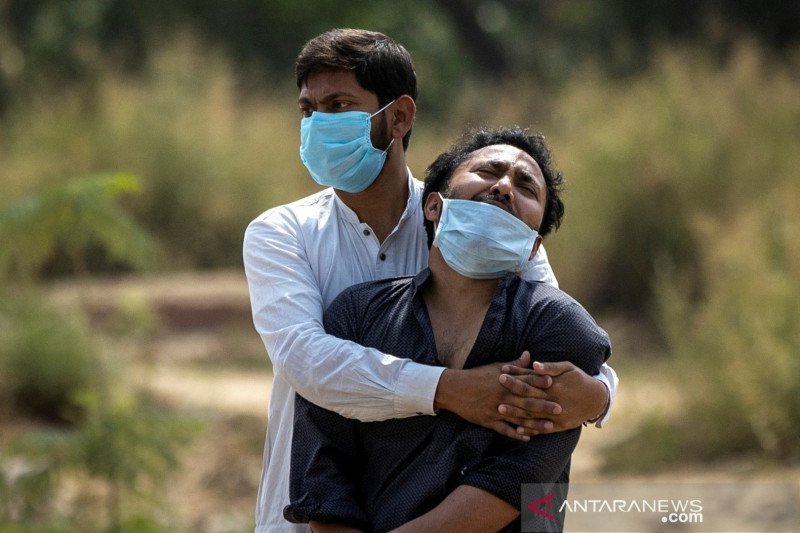 India catat rekor harian tertinggi di dunia terkait kasus positif COVID