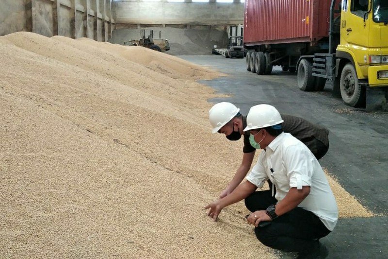 Kemendag sebut harga kedelai dunia naik, tahu tempe nasional stabil