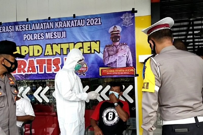 Polres Mesuji gelar rapid test antigen secara gratis