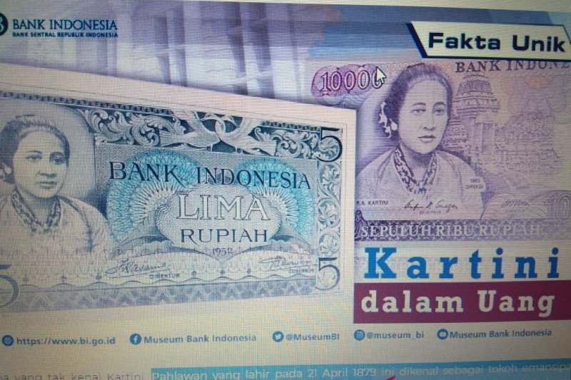 Pahlawan Kartini jadi gambar dalam uang kertas rupiah dua kali