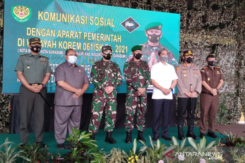 Personel TNI dari Korem Suryakencana siap dukung pencegahan mudik lebaran