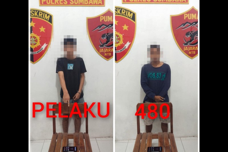 Gegara curi handphone, dua pemuda ingusan di Sumbawa nikmati Bulan Ramadhan di tahanan