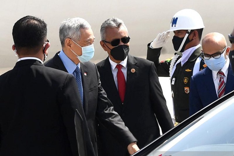 PM Singapura tiba di Jakarta untuk hadiri ASEAN Leaders' Meeting