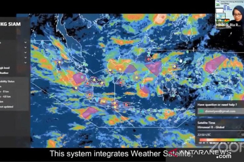 Hujan lebat diprakirakan landa beberapa daerah di Indonesia