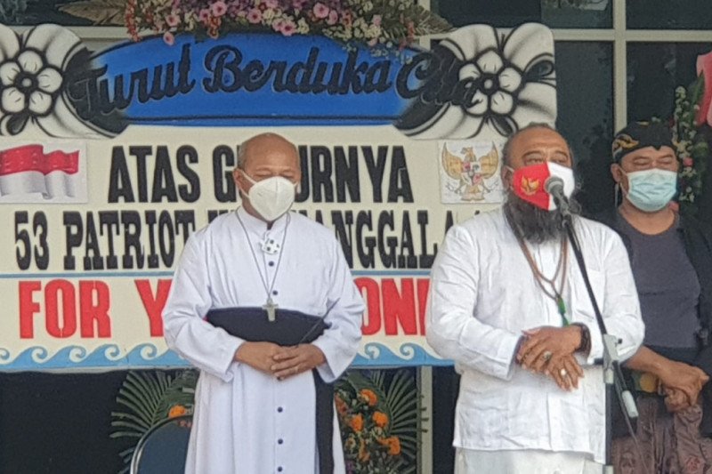 Warga Yogyakarta gelar doa bersama untuk awak KRI Nanggala-402
