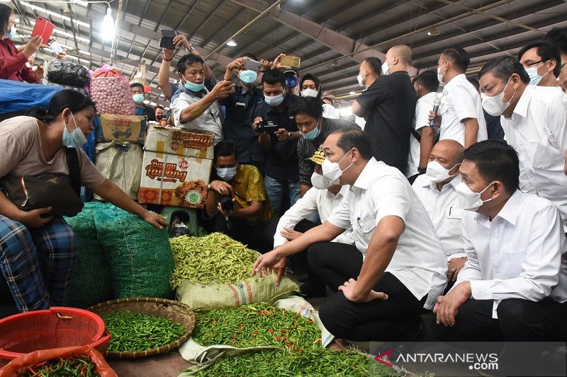 Menteri Perdagangan Kunjungi Pasar Raya Mmtc Antara News