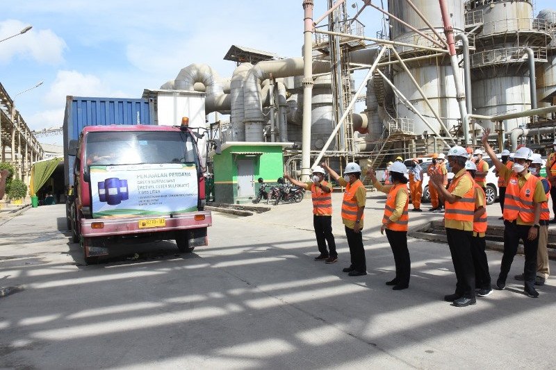 Petrokimia Gresik melakukan penjualan perdana Green Surfactant