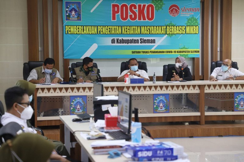 Tenaga ahli pendamping Satgas COVID-19 Pusat mengunjungi Sleman