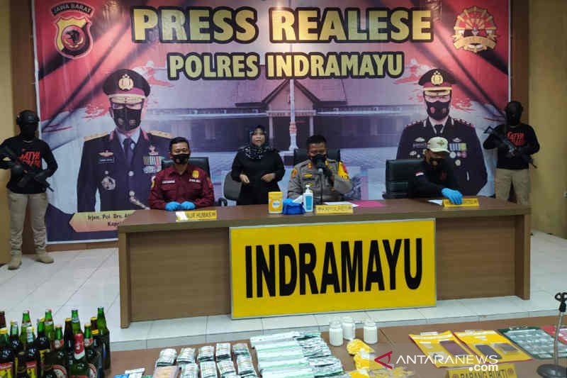 44 pengedar narkotika ditangkap Polres Indramayu