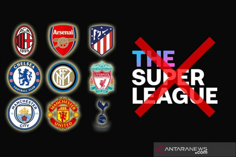 UEFA hanya jatuhi hukuman denda sembilan klub inisiator Liga Super Eropa