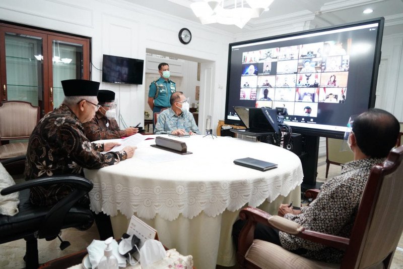 Ma'ruf Amin sebut pembahasan DAK perlu sinergi kementerian/lembaga pembina