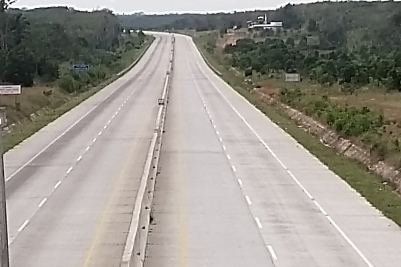 Jalan Tol Trans Sumatera lengang