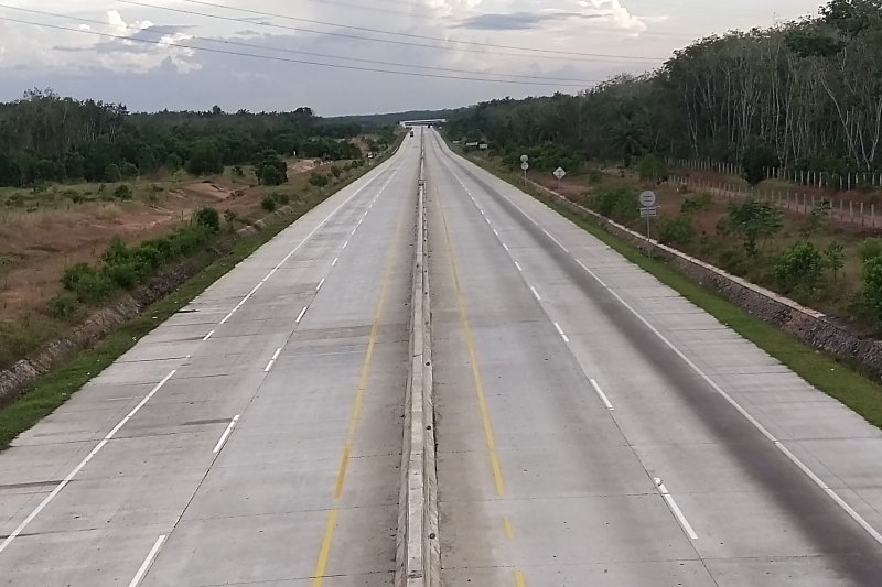 Jalan Tol Trans Sumatera lengang