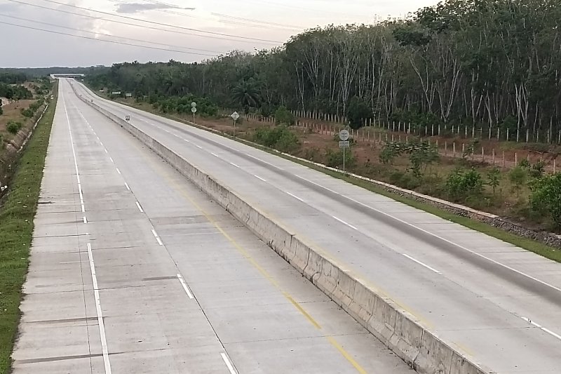 Jalan Tol Trans Sumatera lengang